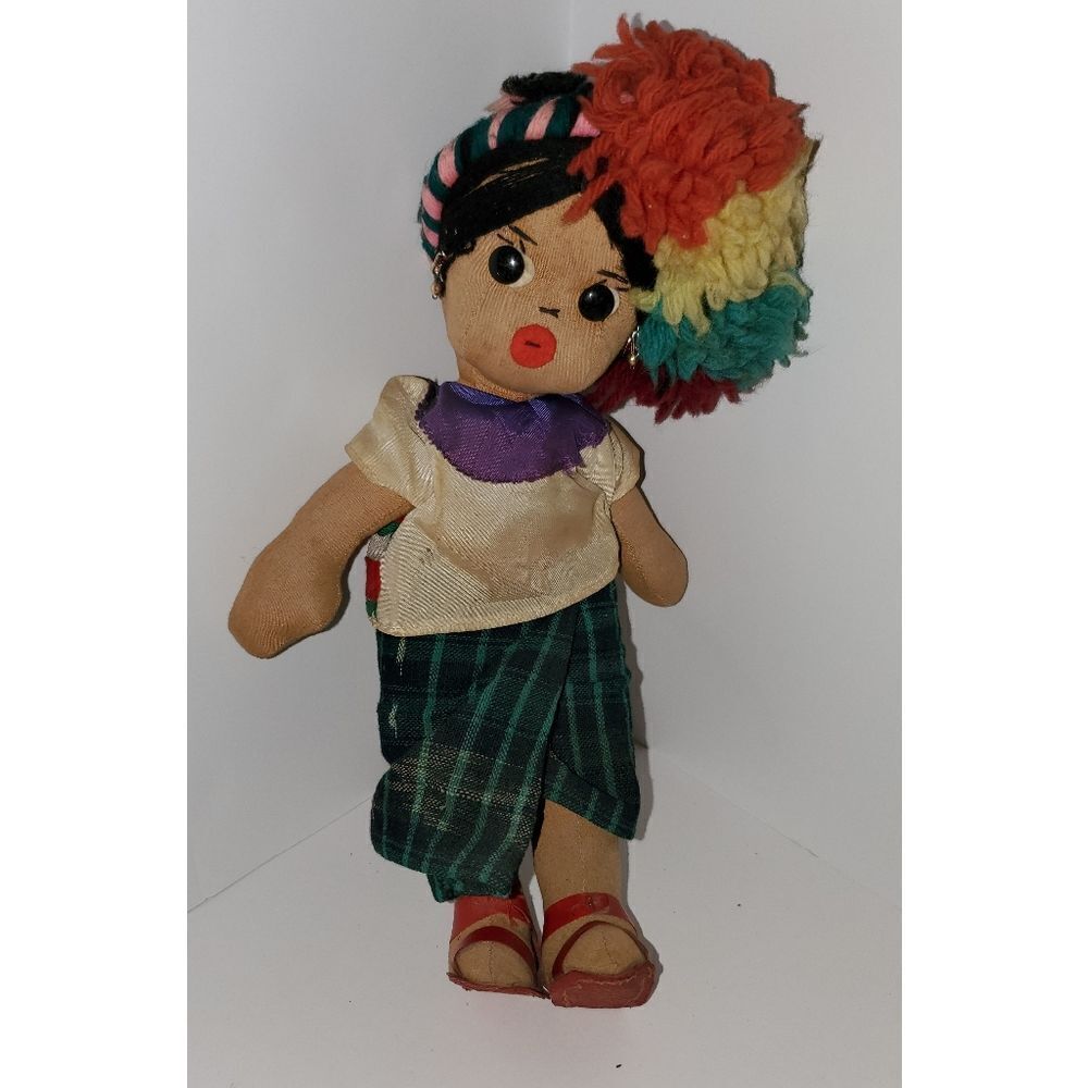 Vintage Mayan Guatemala Doll